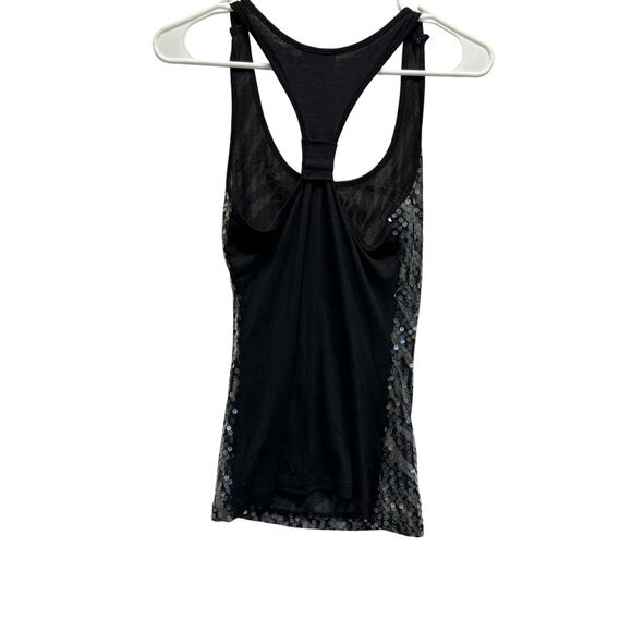Wet Seal Sequin Zebra Racerback Tank Top XS Y2K Party Club - Picture 5 of 9